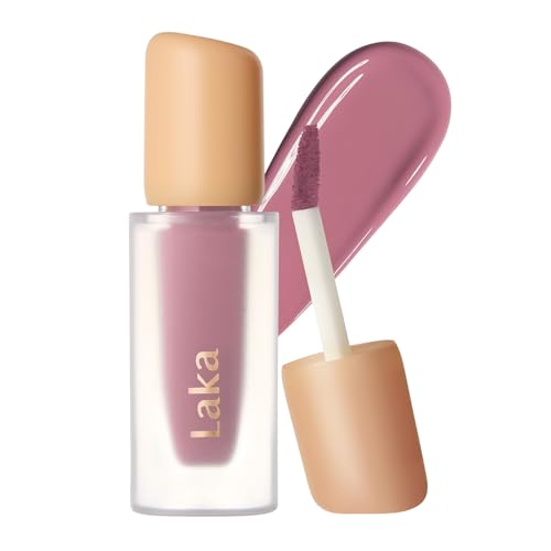 Image of Laka Fruity Glam Tint | Glowing Korean Lip Tint with Hydrating Lightweight Texture | Buildable Color, Non-Sticky High Shine Gloss | K-Beauty Korean Makeup | #186 Ballet, 0.15oz