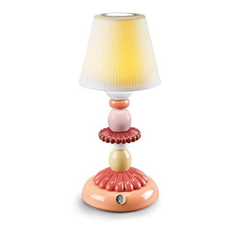 LLADRÓ Lámpara De Mesa Firefly Lotus. Coral. Cover