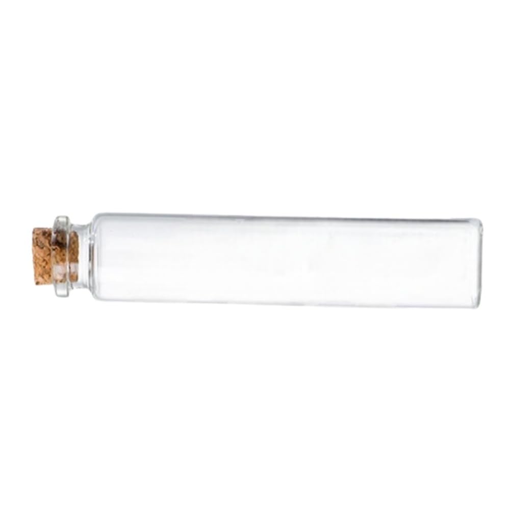 EJvkrbtx Clear DIY Decoration Empty Drift Mini Glass Bottle with Cork Stopper (5-30ml)(25ml)