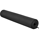 CENTURFIT Tapete para Yoga Pilates 4 mm Fabricado con Goma de PVC Superficie Antiderrapante Suave Comodo Excelente para...