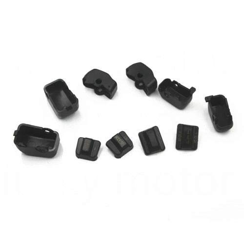 Motorcycle Hand Controls Switch Housing Buttons Cap for Harley Electra Road Tri Glide 1996-2013 (Black)