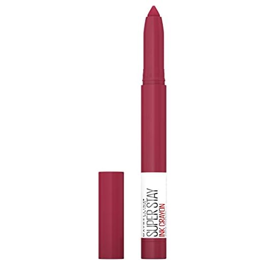 Maybelline SuperStay Ink Crayon Matte Longwear Lipstick With Built-in Sharpener, Speak Your Mind, 0.04 Ounce