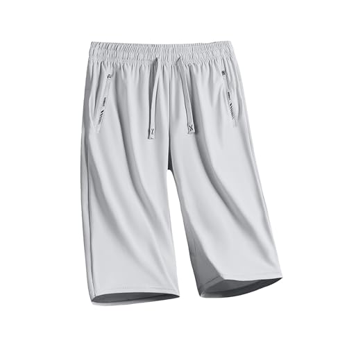 Beeswan Pants for Women Over 50 Ultra Stretch Breathable Quick Dry Elastic Waist Bermuda Shorts with Pockets2