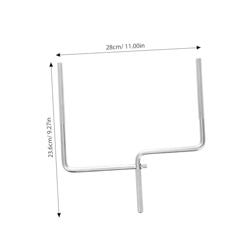 Soporte para cowbell de batería con brazo en U de metal miniatura 2