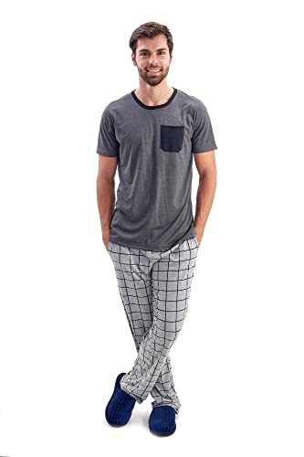 Pijama masculino meia-estação