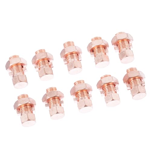 HORIALENCE 10 piezas Conector Abrazadera de Cable de Alta Resistencia Conector de Tornillo para Empalmes para Eléctricas y Antenas
