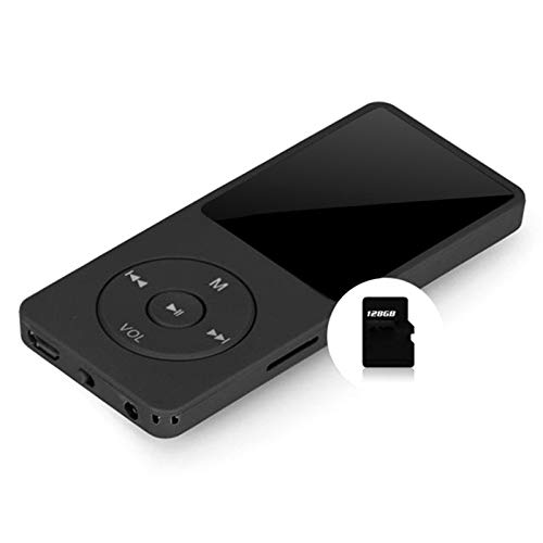 Honorall Leitor MP3/MP4 Portátil, 64 GB Leitor, com Rádio FM
