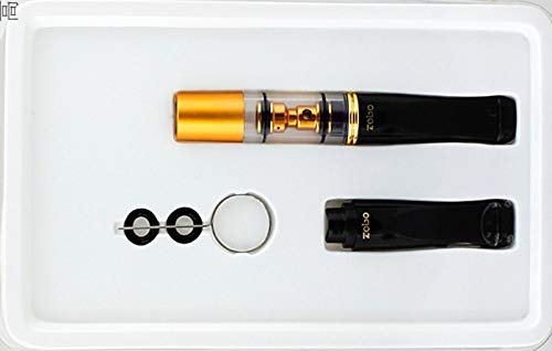 Zobo Cigarette Filter Holder Microporous Multi-Filtering To Reduce Tar And Smoke Stains Portable Reusable Food Grade Plastic Suitable For Regular And King Size Cigarettes (With 1 Extra Mouthpiece) #TOP6