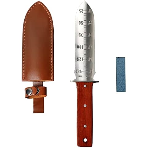 FLORA GUARD Professional Hori Hori Knife with Sheath Cover