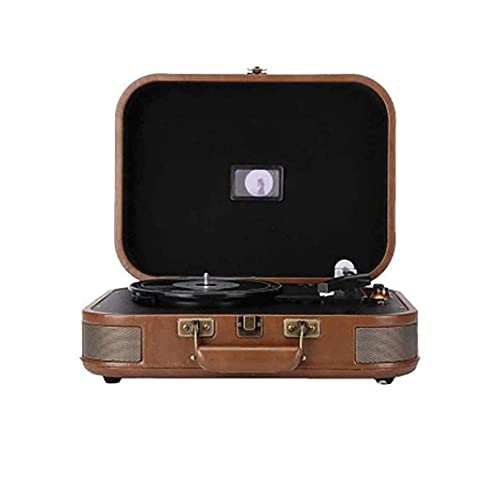 AURADO Tourne-Disque, Music Box Vintage Suitcase Turntable avec Bluetooth et USB-Classic Ledermaterial Style rétro pour… - Les Beatles, Paul McCartney, John Lennon, RIngo Starr, George Harrison AURADO Tourne-Disque, Music Box Vintage Suitcase Turntable avec Bluetooth et USB-Classic Ledermaterial Style rétro pour…