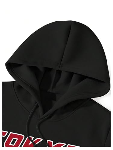 GORGLITTER Men's Vintage Car Graphic Hoodies Long Sleeve Drawstring Oversized Pullover Tops4