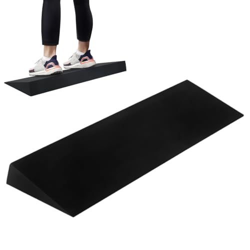 Squat Wedge Block Kniebeugenblock Yoga Wedge Block, Fersenhöhle Slant Board Squat Keil Für Wadendauer Fußbilanzübungen 51x15x5cm