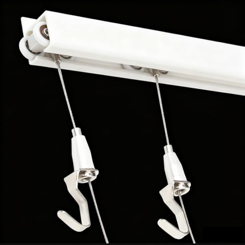 G݂艺Lbg M[VXe sN??`[[ A[gnMOLbg - Vo[/ubN/zCg[AǎtA[g[NnMOgbN - [[@\ňړ\(1.5m/59in/4.9ft Cable,White ra