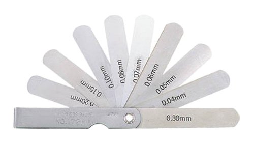 TRUSCO スキマゲ-ジ12.7幅長さ75範囲0.03~1.00