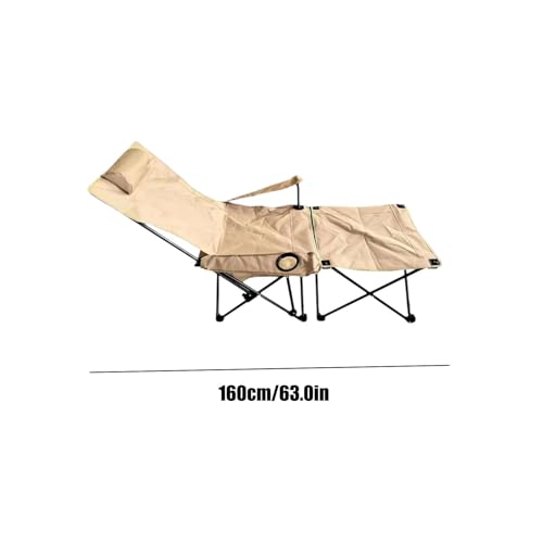 Chaise pliante inclinable de camping et jardin stable - 6