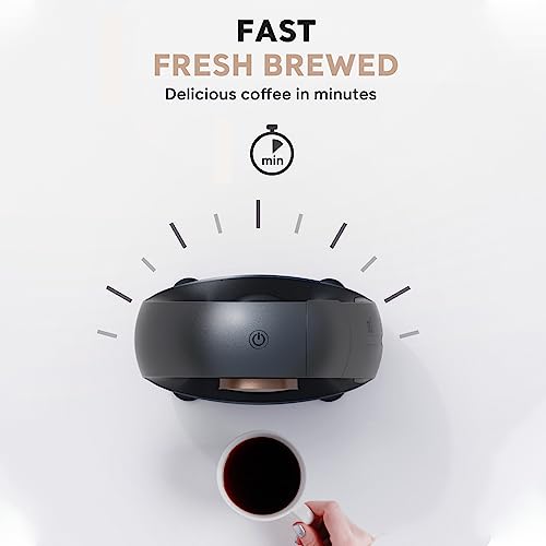 Image of Semi-automatic Coffee Maker for Home 240ml 85 Degrees Constant Temperature 1400W Silent Portable Americano Coffee Maker Machine for Coffee Powder Tea-leaf