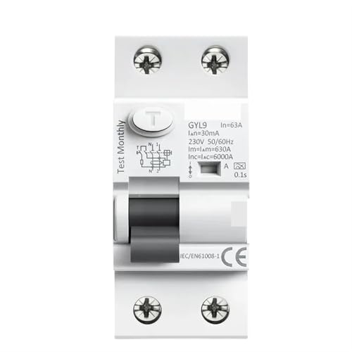RCCB disjoncteur différentiel 2P 40A 300mA pour tableau électrique