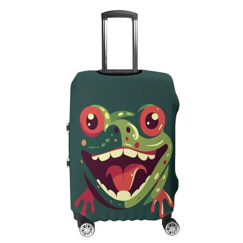 Carry on Luggage Cover Frog with Mouth Open Suitcase Covers for Luggages Tsa Approved Travel Luggage Sleeve Protector Elastic Suitcase Protector Anti-Scratch Washable Fits 19-30 Inch Case -L4