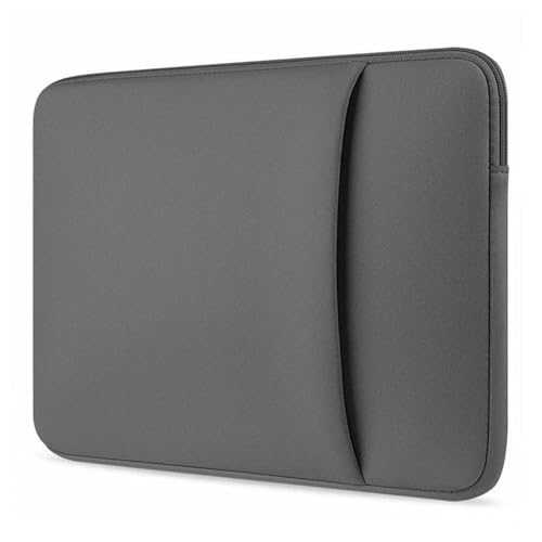 Bolsa para ordenador portátil de 13 a 15.6 pulgadas con funda acolchada gris 7