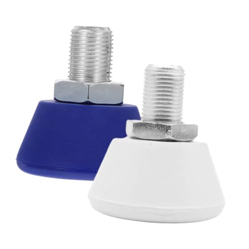 Yardwe 2pcs Roller Skate Toe Stoppers Brake Jam Plug with Bolt Non Slip Skating Accessories for Stops