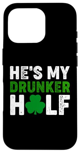 He's My Drunker Half Couples ���p�g���b�N�f�[ �}�b�`���O �X�}�z�P�[�X iPhone 16 Pro �p