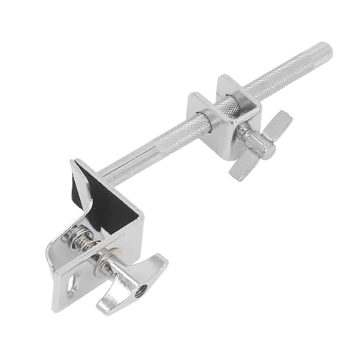 Cowbell Clamp, Soporte para Tambor de Acero Inoxidable con Altura y Ángulo Ajustables para Bisel de Bombo, Accesorios de Percusión