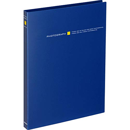 HAKUBA ポケットアルバム ビュートプラス Lサイズ 80枚 ネイビー ABP-L80NV