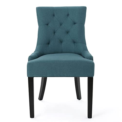 Christopher Knight Home Hayden Fabric Dining Chairs, 2-Pcs Set, Dark Teal #TOP4