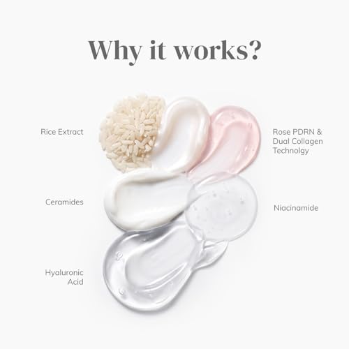 Image of ClayCo Rice & Ceramide Collagen Sheet Mask | Hydrating & Brightening Face Mask with PDRN | Niacinamide & Hyaluronic Acid | 35 g