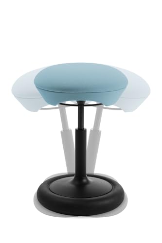 Image of Topstar SITNESS HOP Ergonomic Stool with Three-Dimensional Movement Sitness Technology Made in Germany Colour: Black /Blue