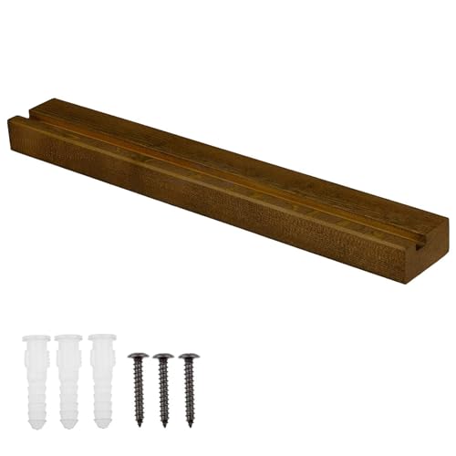 Album Record Wall Display - Solid Wood Record Holder, Floating Vinyl Shelf | Wall Mounted Record Storage Hanger, Smooth Display for Vinyl Collections, Music Decor for Vinyl Enthusiasts