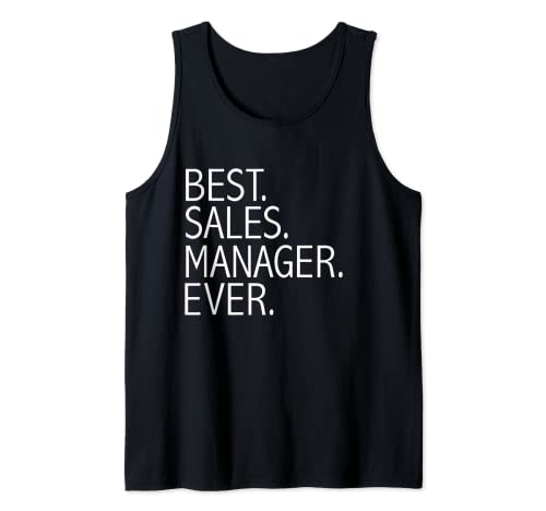 Best Sales Manager Ever Funny Best Boss Supervisor Gift Tank Top