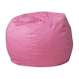Flash Furniture Small Solid Light Pink Kids Bean Bag Chair