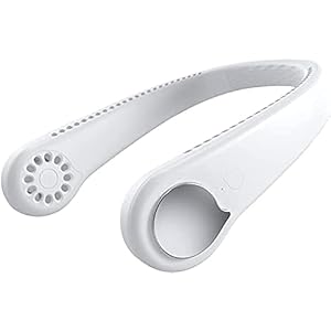 Hals fan handsfree nekband dual fan USB Oplaadbare Draagbare Luchtkoeler Hals Opknoping Ventilator Persoonlijke Neckband…
