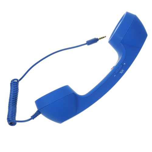 AUTSUPPL Vintage Telephone Handset Cell Phone Handset Lightweight Comfortable Design for Improved Call Quality Fits Mobile Phones with Socket Retro Style