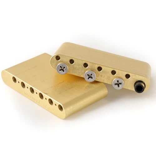 MannMade USA Upgrade Brass Block - PRS CE / S2 / SE Bridges - Right Hand