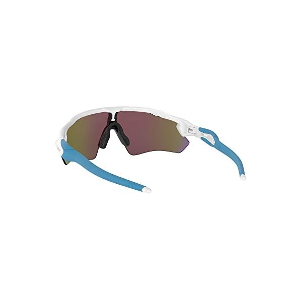Oakley Men's OO9208 Radar EV Path Rectangular Sunglasses, Polished White Blue/Prizm Sapphire, 38 mm - Image 7