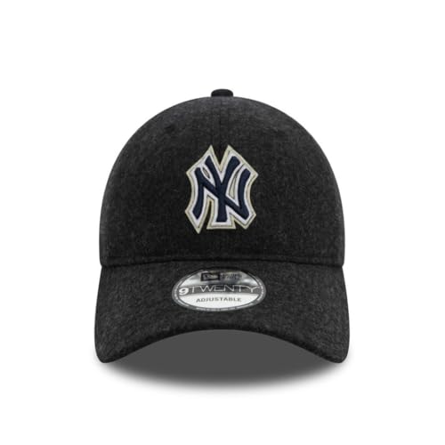 New Era New York Yankees Gorra MLB béisbol Gorra para Fans Ajustable sin Estructura NY 9Twenty Sombrero Negro - imagen 2