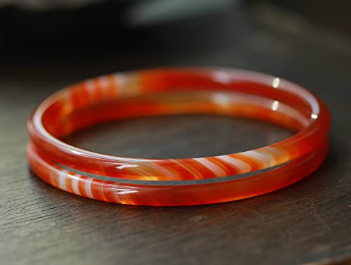 Image of Natural Agate Bracelet Bangle With Gift Box Free