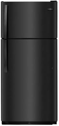 FFTR1814TB 30 Top Freezer Refrigerator with 18 cu. ft. Total Capacity 2 Full Width Wire Refrigerator Shelves 1 Full Width Wire Freezer Shelf and 2 Full-Width White Freezer Door Racks in Black