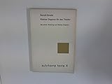 Kleines Organon für das Theater. Mit einem "Nachtrag zum Kleinen Organon" - Bertolt Brecht