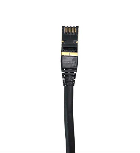 Cable de red Micro Connectors Cat8 SFTP 50 pies RJ45 miniatura 3