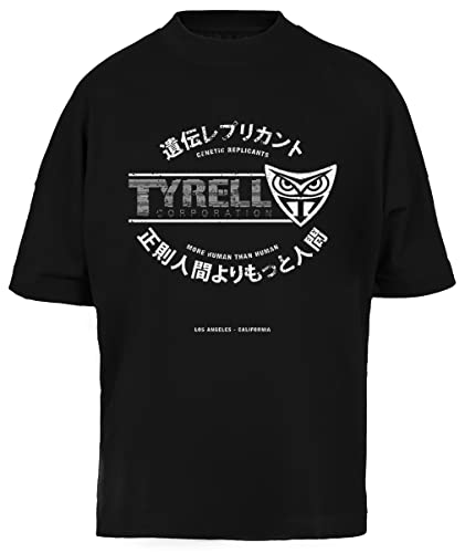 T-Shirt Tyrell Corporation Oversize Noir | Tee Shirt Baggy Unisexe en Coton