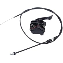 HZEL 7/8 22mm Thumb Throttle Cable Accelerator Handle Assembly, Motorcycle Throttle Assist Replacement Kits Accessories, Compatible with 50cc 70cc 90cc 110cc 125cc 250cc ATV