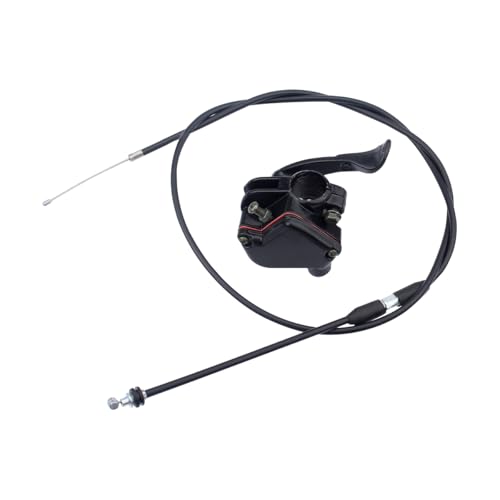 HZEL 7/8 22mm Thumb Throttle Cable Accelerator Handle Assembly Motorcycle Throttle Assist Replacement Kits Accessories Compatible with 50cc 70cc 90cc 110cc 125cc 250cc ATV