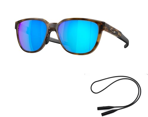 Oakley OO9250 Sunglasses Bundle: OO 9250 ACTUATOR 925004 Actuator Brown Tortoise Prizm and Universal Anti-slip Silicone Leash2