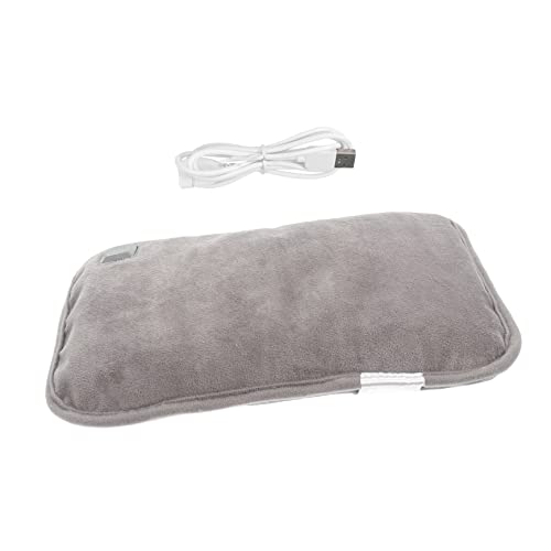 Outanaya 1Pc USB Electric Heating Hand Warming Bag Convenient Winter Heater Temperature Settings Portable Design for Home Use Skin Friendly Material Includes Power Cable