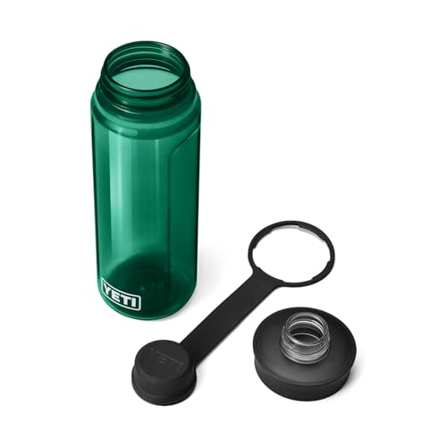 Image of YETI Yonder Water Bottle with Yonder Tether Cap, Lightweight, Leakproof and BPA-Free