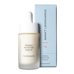 Hyaluron Booster Serum – 30ml – für ein aufgepolstertes Hautbild, gestraffte Konturen & frischen Glow – mit Bio-Molke, Vitamin C & E, Sheabutter & Squalan – hergestellt im Chiemgau
