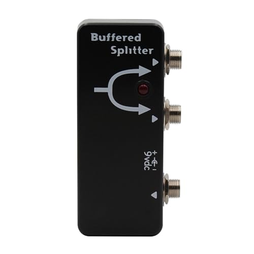 WEISUYUUS Guitar Signals Buffer Splitter Pedal Restores Tone Claritys Double Output Signals Buffer...